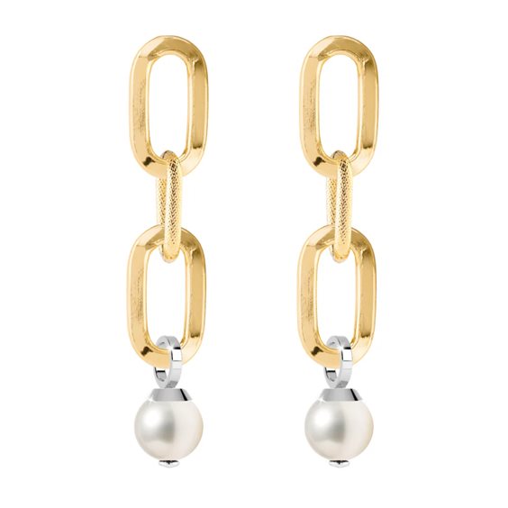 Earrings Rebecca Woman Diva Pearls in Alluminium Perla BDAOOO05 - BDAOOO05